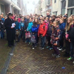 Struikelstenen in Alkmaar worden gelegd