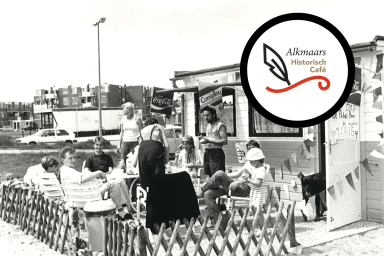 Foto uit jaren zeventig van Alkmaar-Noord.